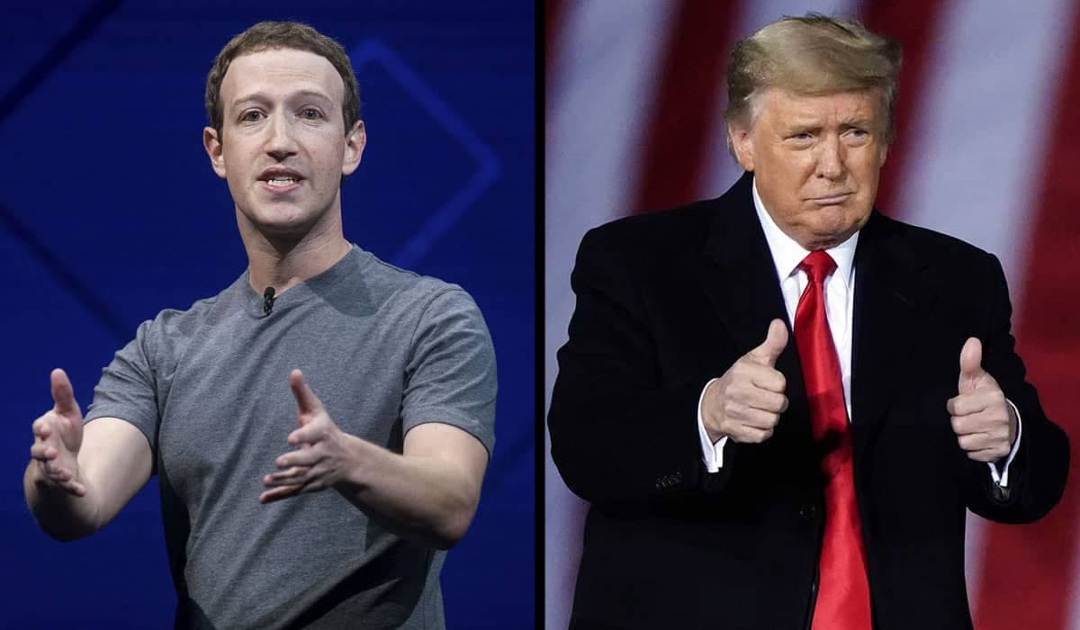 Mark Zuckerberg bane Donald Trump do Facebook e Instagram por tempo indeterminado