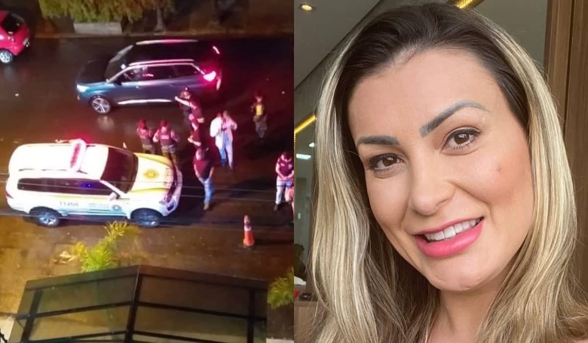Ex-marido tira Andressa Urach de casa de prostituição com auxílio da polícia