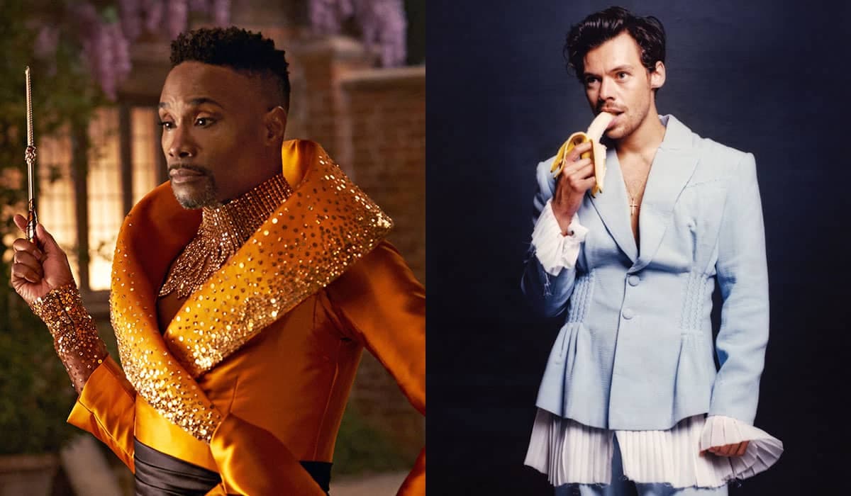 'Branco e heterossexual', diz Billy Porter sobre Harry Styles na capa da Vogue