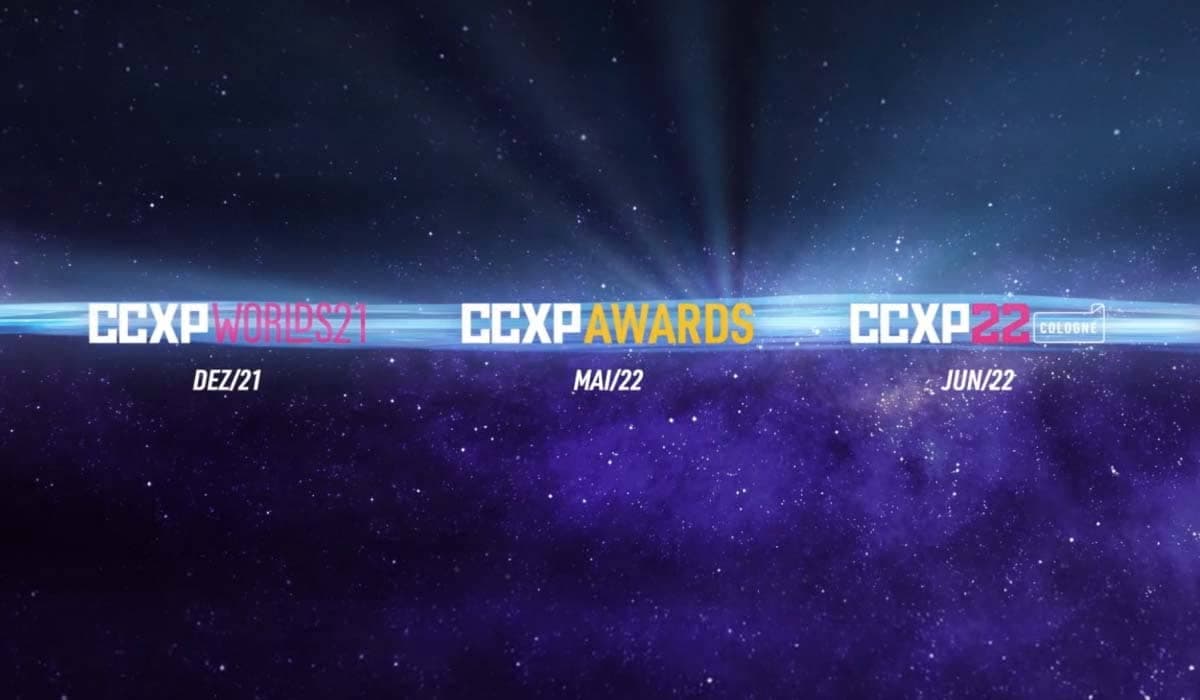 CCXP anuncia data e ingressos da edição Worlds 2021 e calendário para 2022