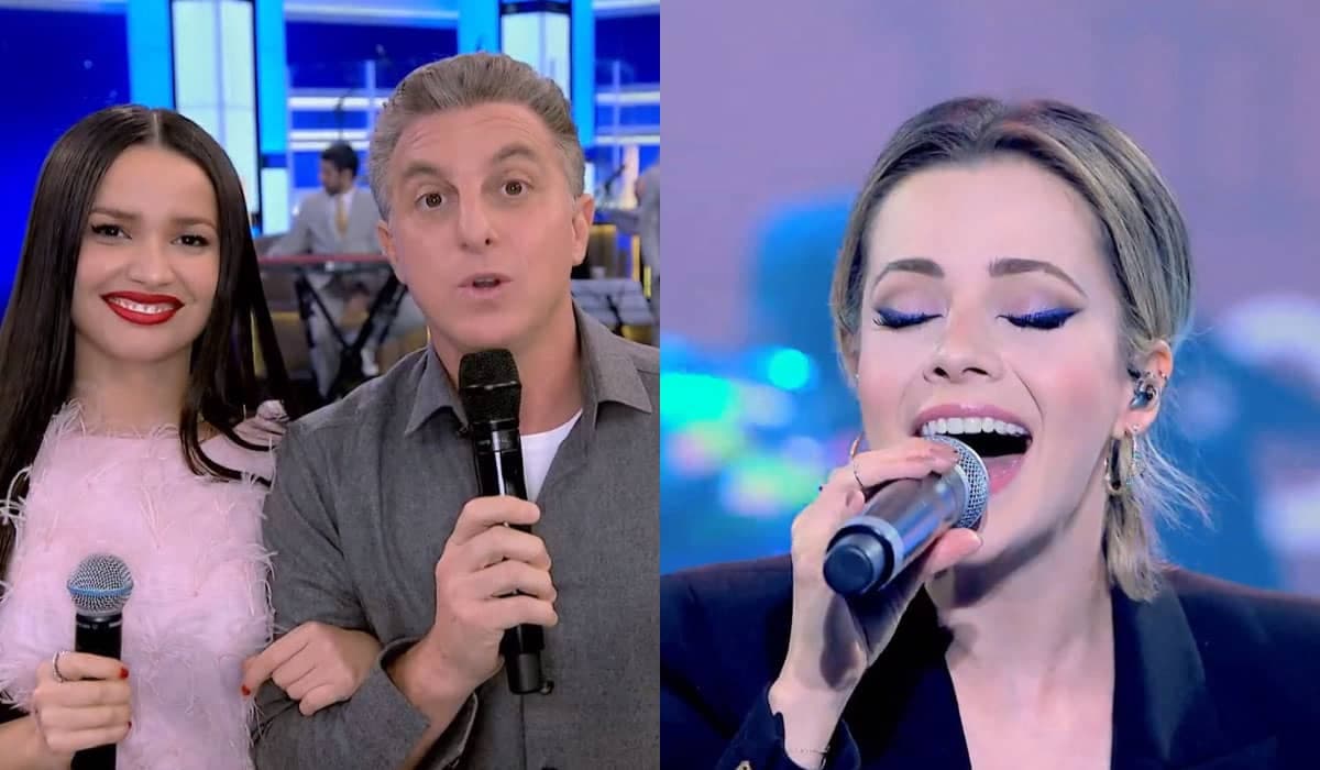 Juliette e Sandy cantam juntas no 'Domingão com Huck'