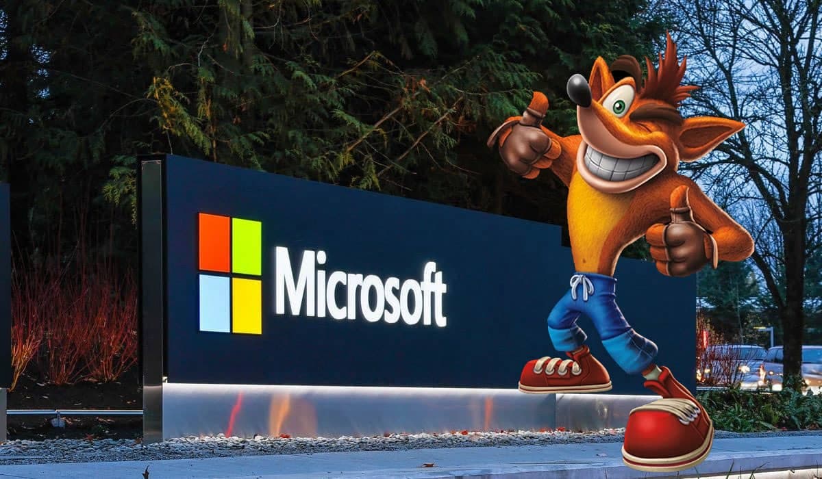 Crash Bandicoot, o clássico mascote da Sony, agora é da Microsoft