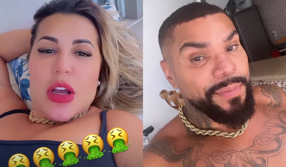 Deolane sobre Naldo Benny e Moranguinho: 'que se livre do embuste'