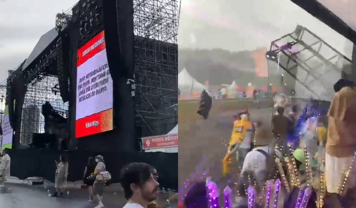 Chuva causa acidente e interrompe shows no Lollapalooza 2022