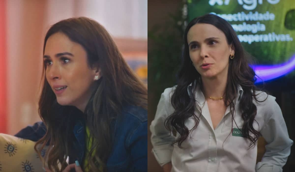 Anely chora ao receber apoio de Lucinda para ser a Rainha Delícia no cinema em Terra e Paixão