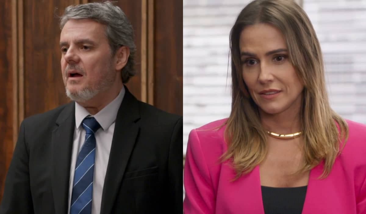 Roberto rouba documentos importantes de Lara durante audiência em Elas por Elas