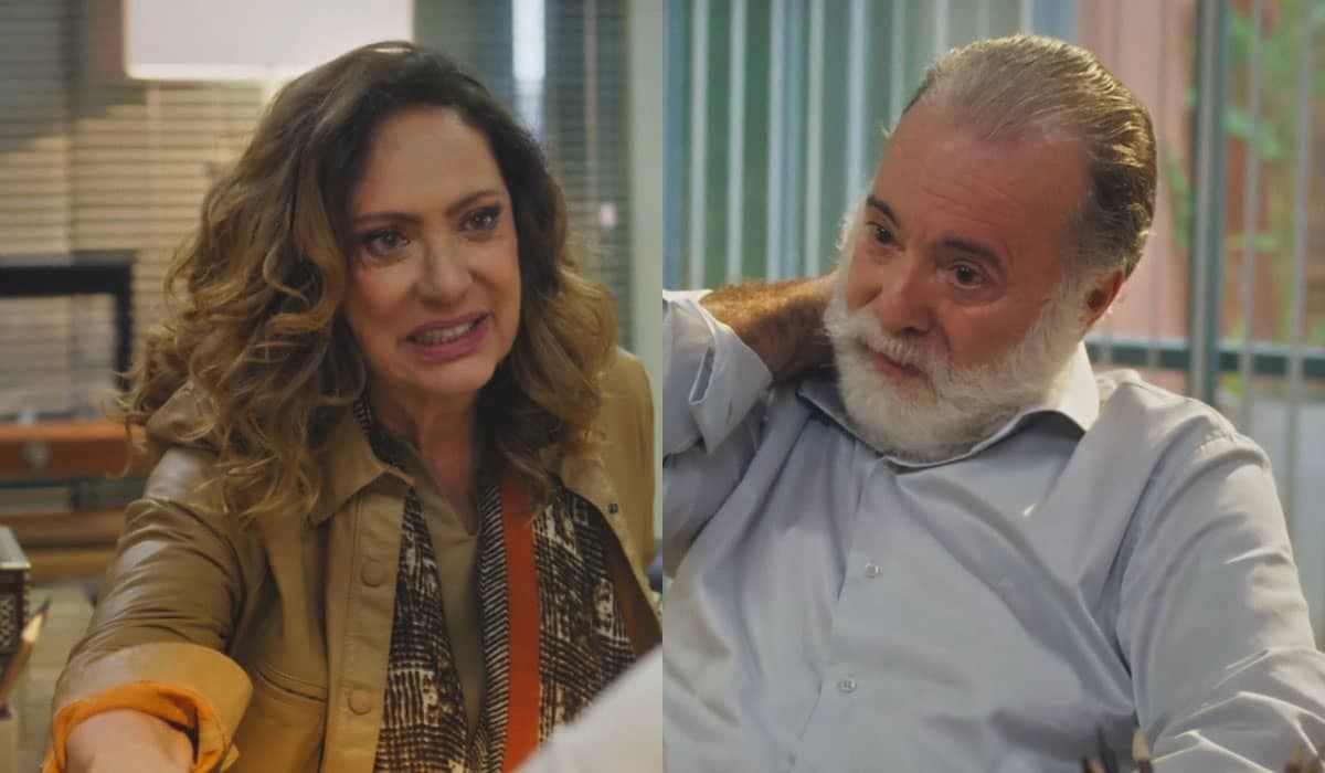 Agatha congela ao descobrir que Antônio fará exame de sangue em Terra e Paixão