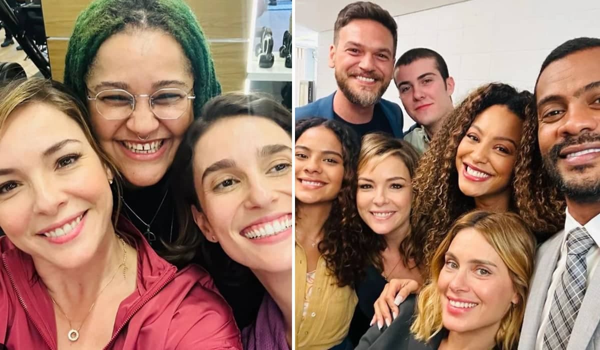 Elenco de Vai na Fé se joga no samba para comemorar sucesso da novela