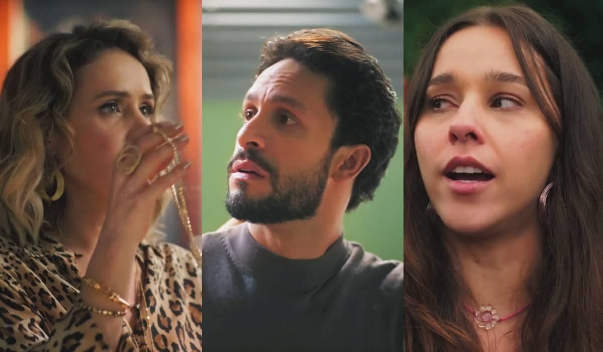 Luigi dopa Berenice para recuperar o colar de Gladys em Terra e Paixão