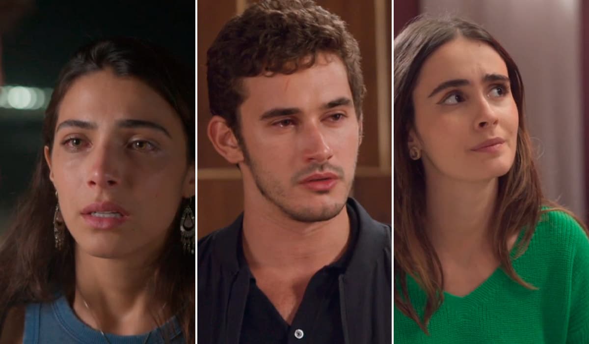Ísis tenta confortar Giovanni, mas é afastada por Cris em Elas por Elas