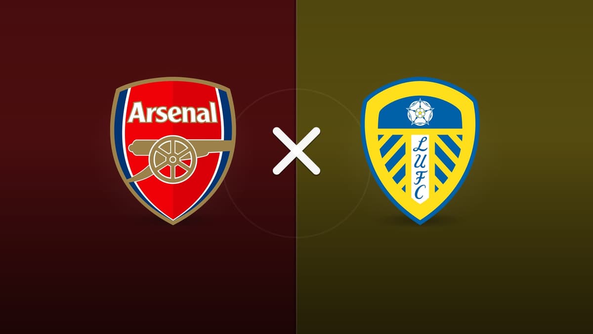 Arsenal x Leeds jogam hoje às 08h30 pela Premier League. Foto: Diário 24 Horas / Montagem