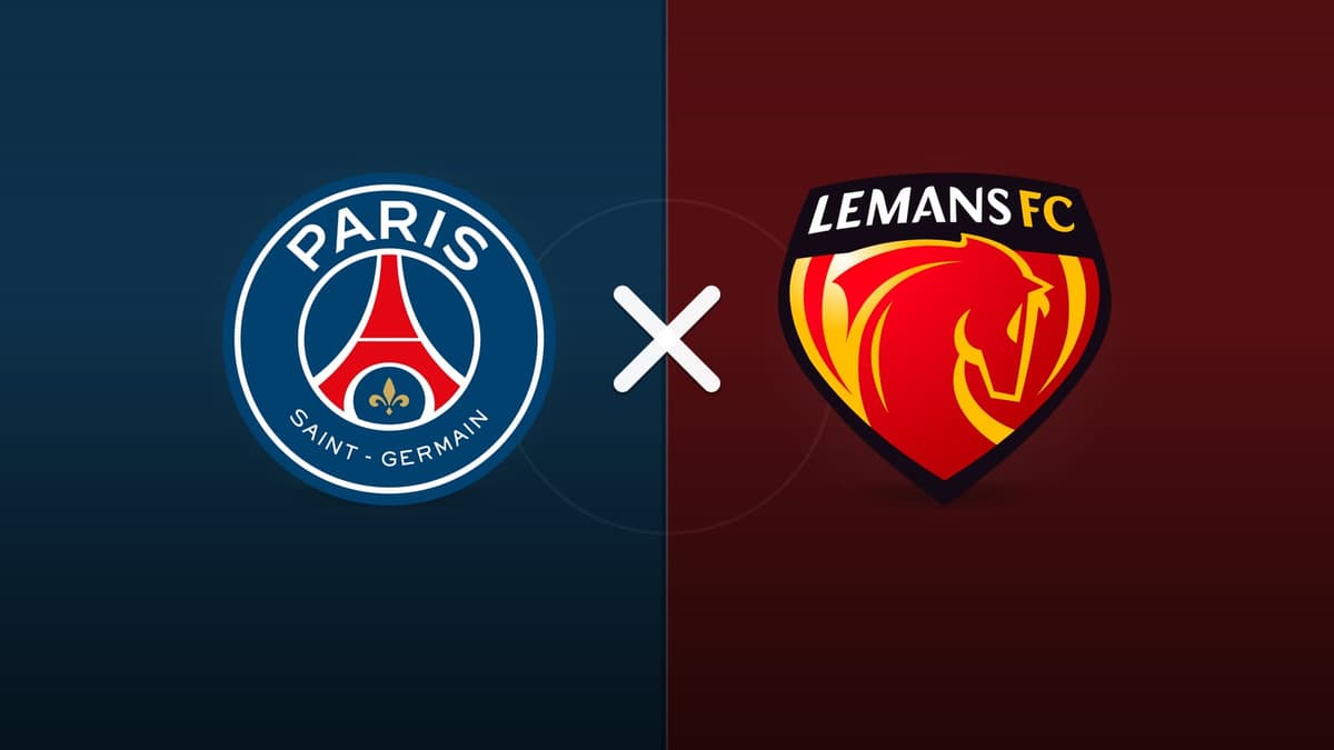 PSG x Le Mans jogam hoje às 15h45 pela Ligue 1. Foto: Diário 24 Horas / Montagem