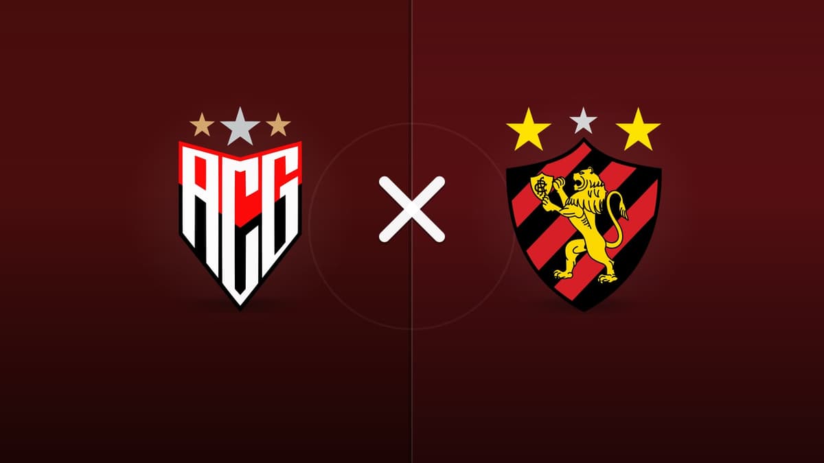 Atlético Goianiense x Sport jogam hoje às 16h10 pela Serie B. Foto: Diário 24 Horas / Montagem