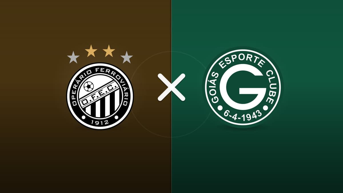 Operario-PR x Goiás jogam hoje às 18h30 pela Serie B. Foto: Diário 24 Horas / Montagem