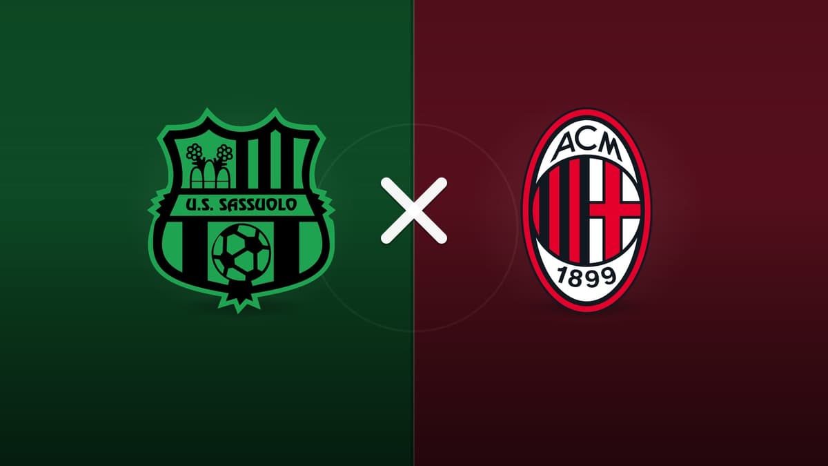 Sassuolo x Milan jogam hoje às 13h00 pela Serie A. Foto: Diário 24 Horas / Montagem