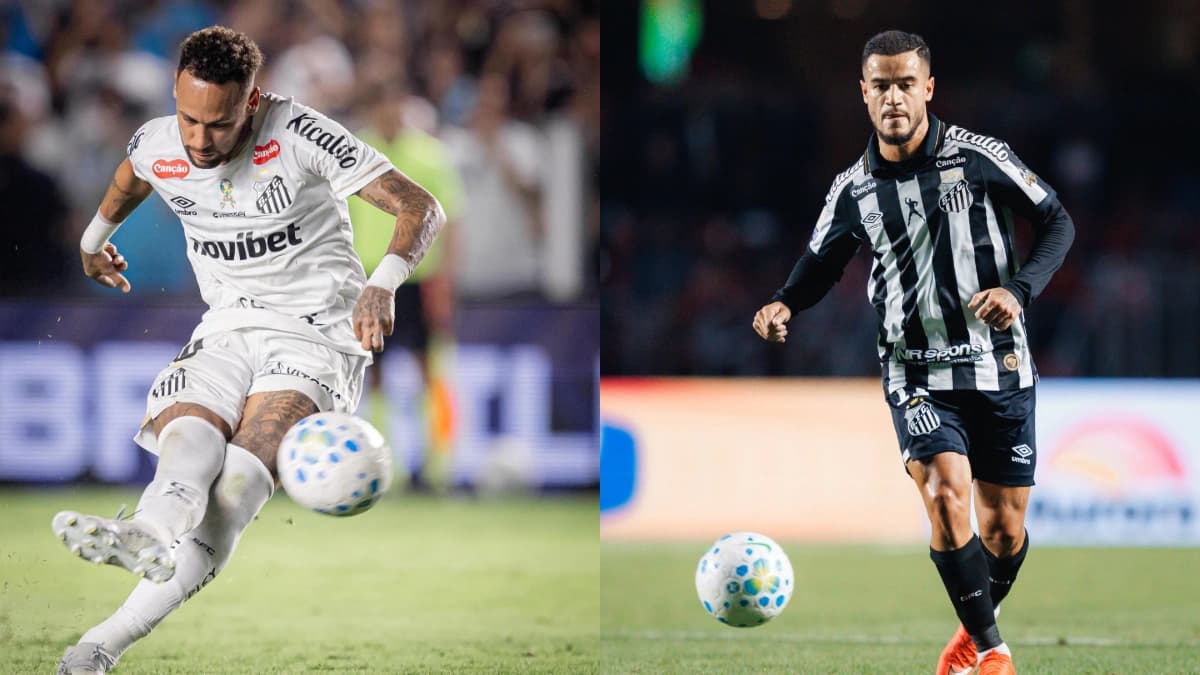 Neymar e Coutinho juntos: Cuca arma quarteto inédito no Santos para o Maracanã