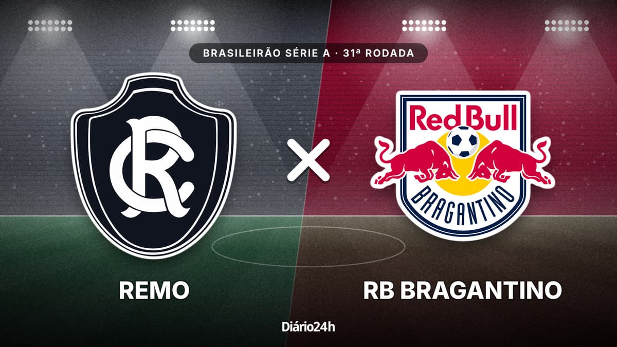 Remo x RB Bragantino jogam hoje às 19h30 pela Serie A. Foto: Diário 24 Horas / Montagem