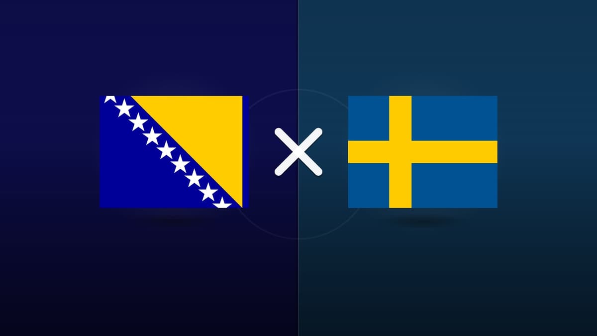 Bósnia e Herzegovina x Suécia jogam hoje às 15h45 pela UEFA Nations League. Foto: Diário 24 Horas / Montagem