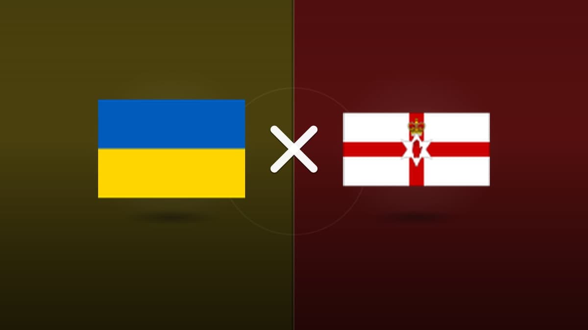 Ucrânia x Irlanda do Norte jogam hoje às 15h45 pela UEFA Nations League. Foto: Diário 24 Horas / Montagem
