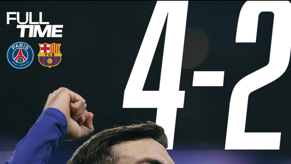 PSG faz dois gols no fim, vence o Barcelona por 4 a 2 e segue 100%