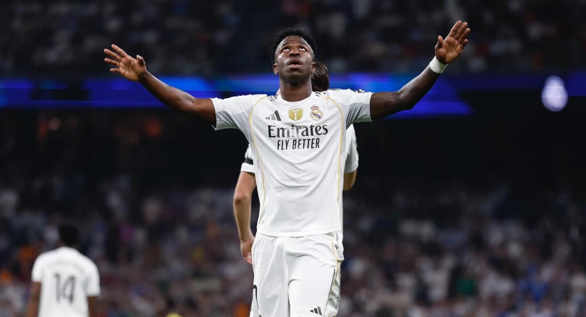 Vini em ação pelo Real. Foto: Reprodução/Instagram @vinijr