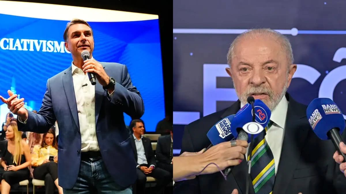 Flávio Bolsonaro e Lula assinam acordo no TSE para abrir sigilos