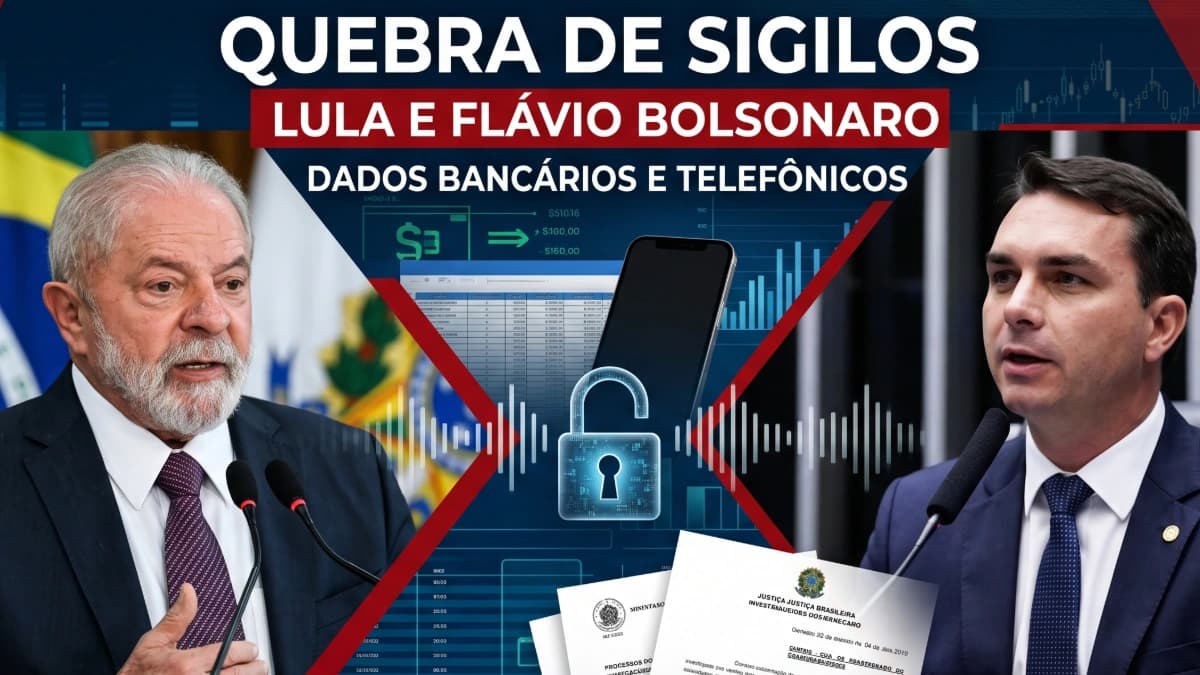Sigilos de Lula e Flávio: como começou a disputa e o que acontece agora