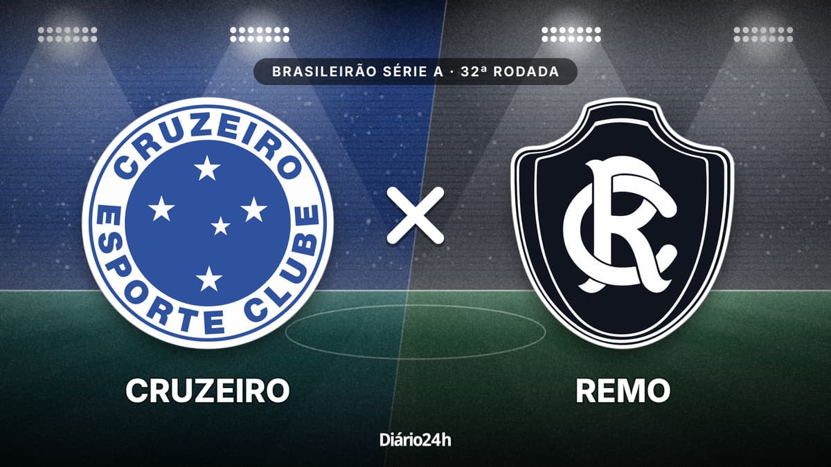 Cruzeiro x Remo jogam hoje às 20h00 pela Serie A. Foto: Diário 24 Horas / Montagem