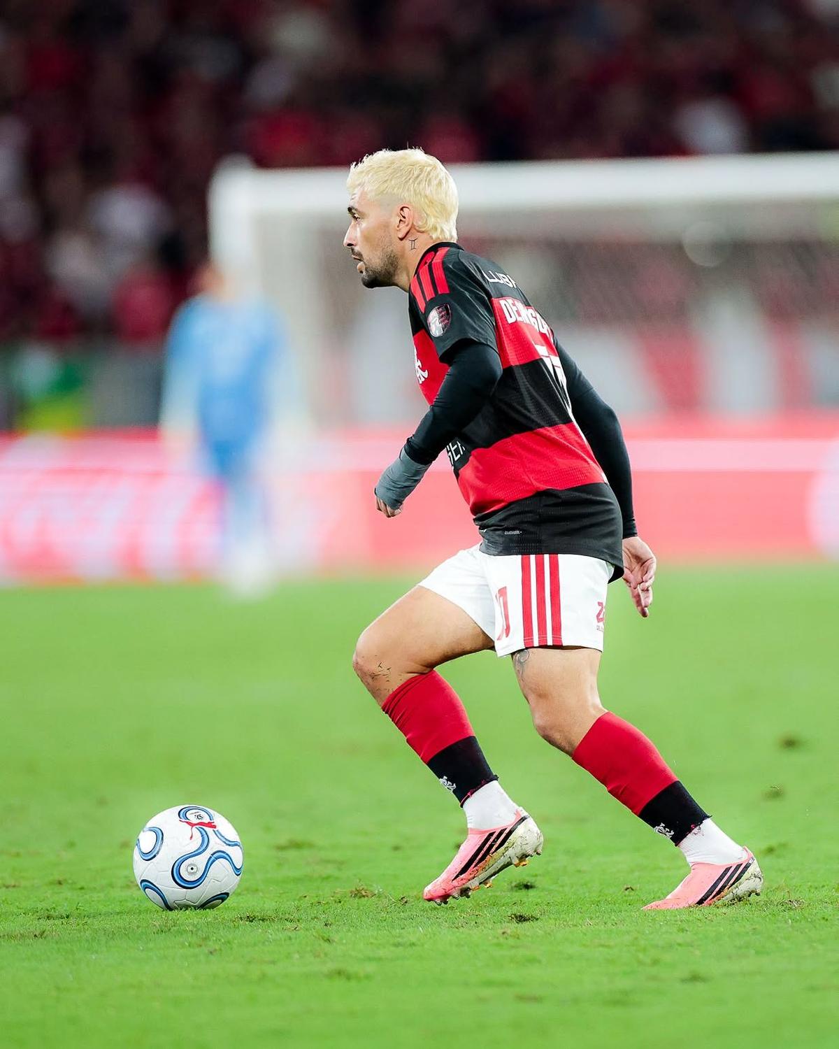 Arrasca entrou no segundo tempo. Foto: Reprodução/Instagram @flamengo