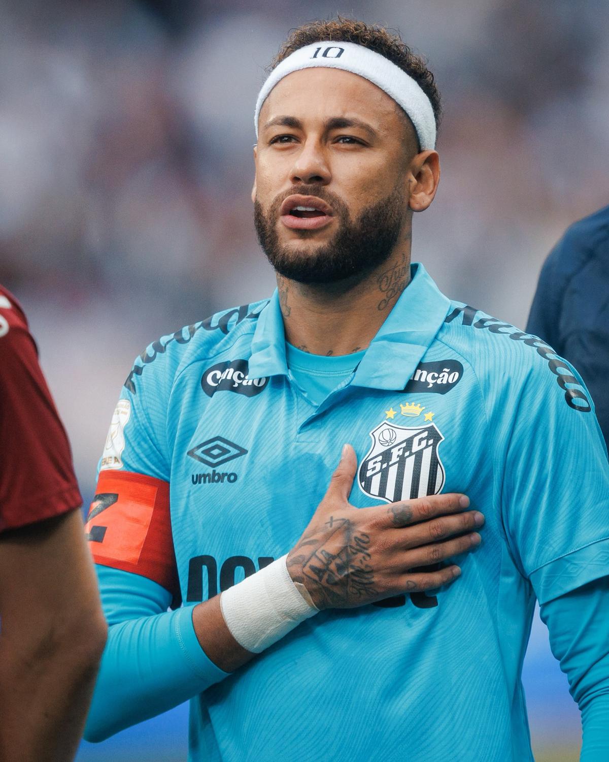 Neymar em atuação pelo Santos. Foto: Reprodução/Instagram @neymarjr