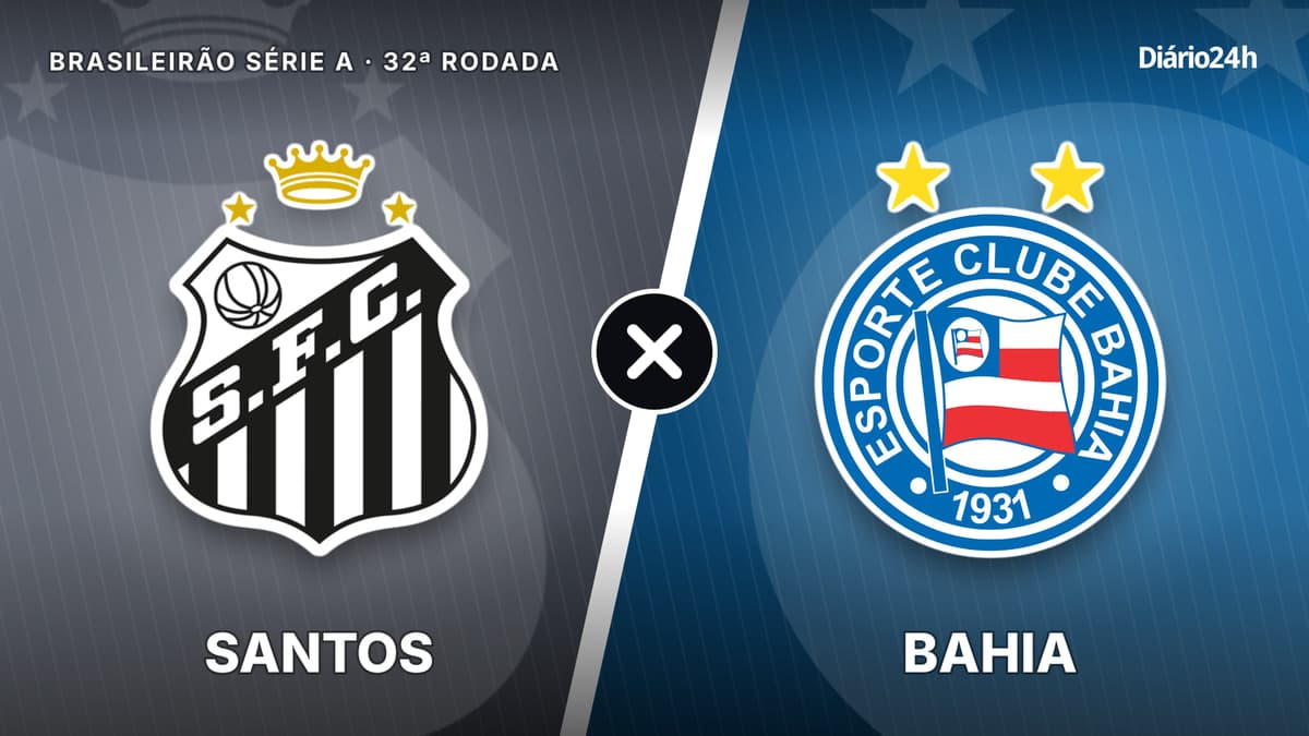 Santos x Bahia ao vivo: onde assistir, escalações e duelo direto por vaga na Libertadores
