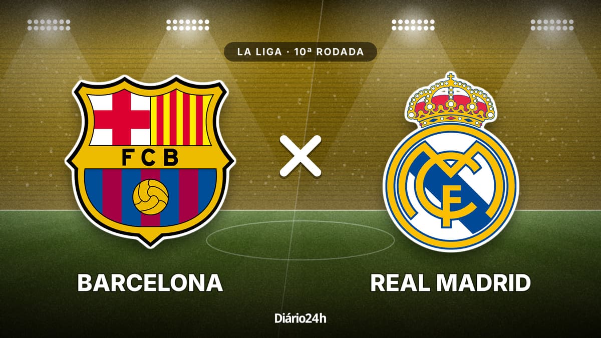 Barcelona x Real Madrid ao vivo: onde assistir, horário e escalações