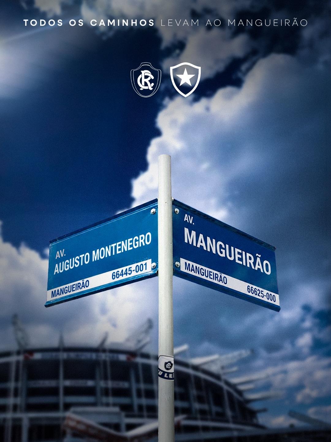 Remo e Botafogo medem força hoje em Belém. Foto: Reprodução/Instagram