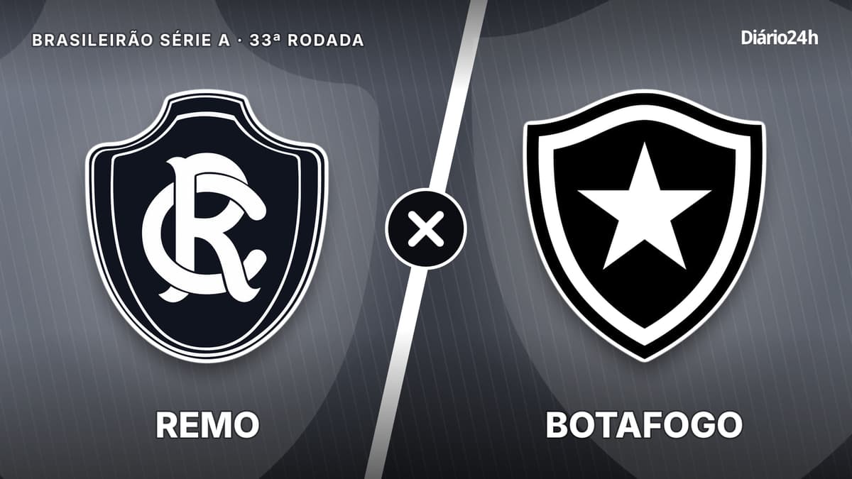 Remo x Botafogo jogam hoje às 21h30 pela Serie A. Foto: Diário 24 Horas / Montagem
