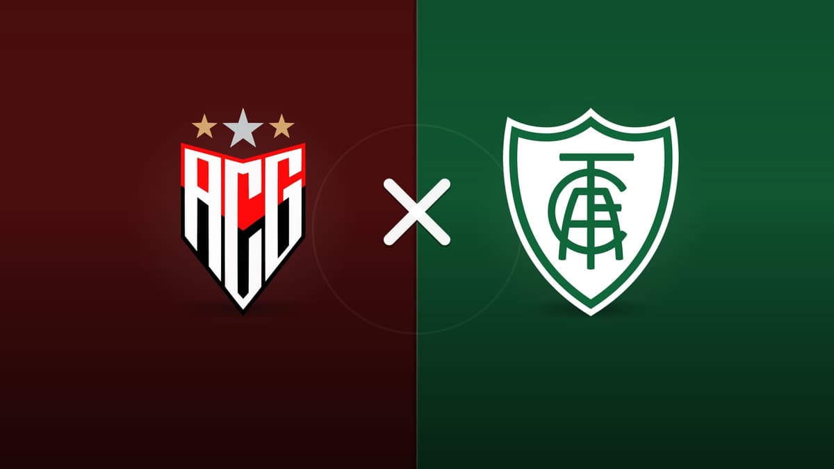 Atlético Goianiense x América Mineiro jogam hoje às 16h00 pela Serie B. Foto: Diário 24 Horas / Montagem