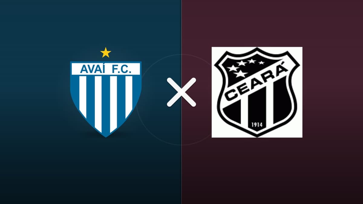 Avaí x Ceará jogam hoje às 11h00 pela Serie B. Foto: Diário 24 Horas / Montagem