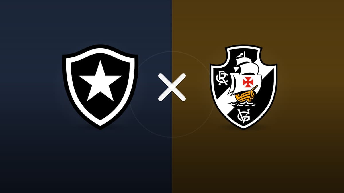 Botafogo x Vasco jogam hoje às 20h30 pela Serie A. Foto: Diário 24 Horas / Montagem