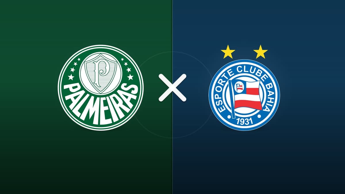 Palmeiras x Bahia jogam hoje às 21h30 pela Serie A. Foto: Diário 24 Horas / Montagem