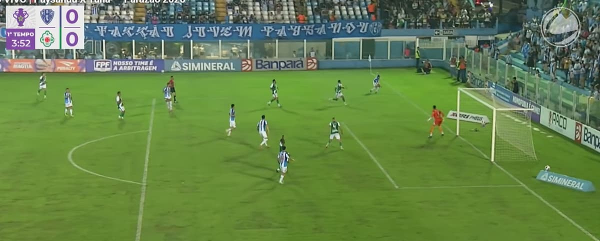 Paysandu goleia Tuna Luso por 5 a 1 e garante vaga na semifinal do Parazão 2026