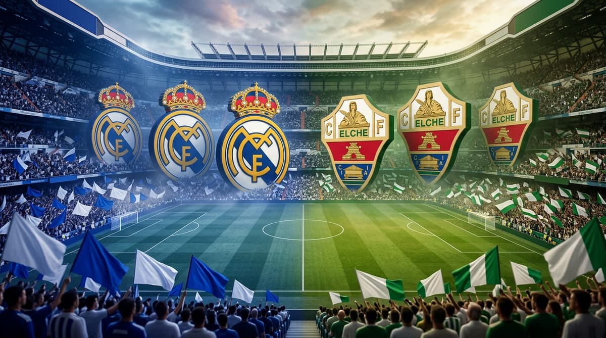 Real Madrid x Elche ao vivo: Onde assistir, horário e escalações hoje