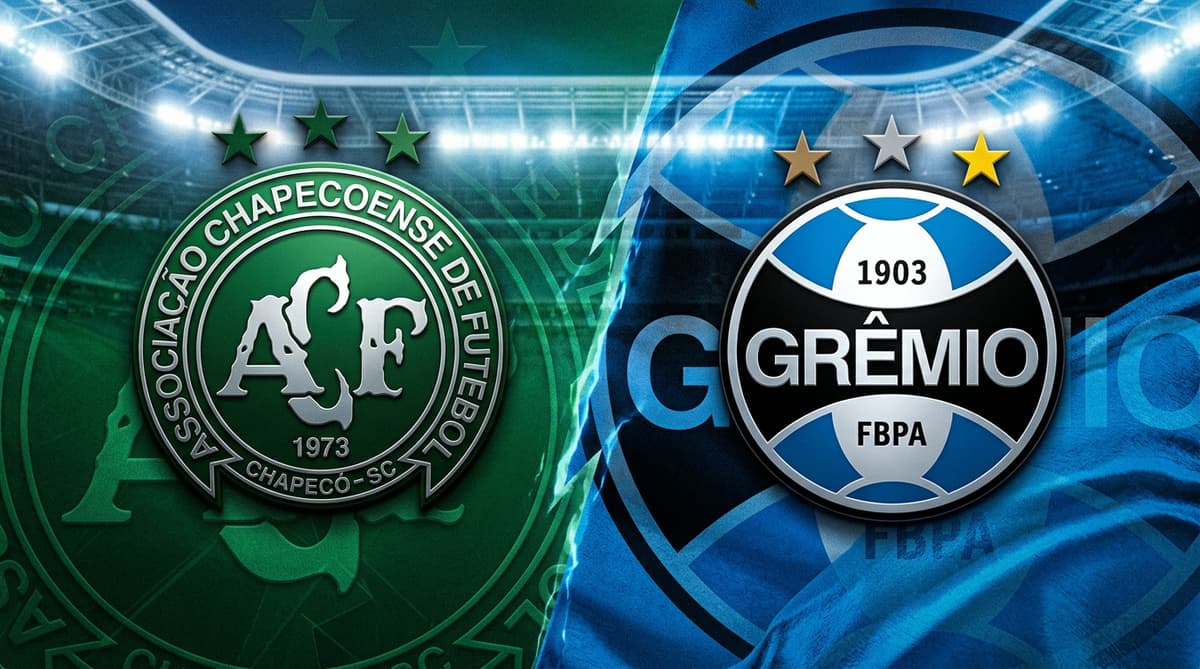 Chapecoense-sc x Gremio ao vivo: Onde assistir, horário e escalações hoje