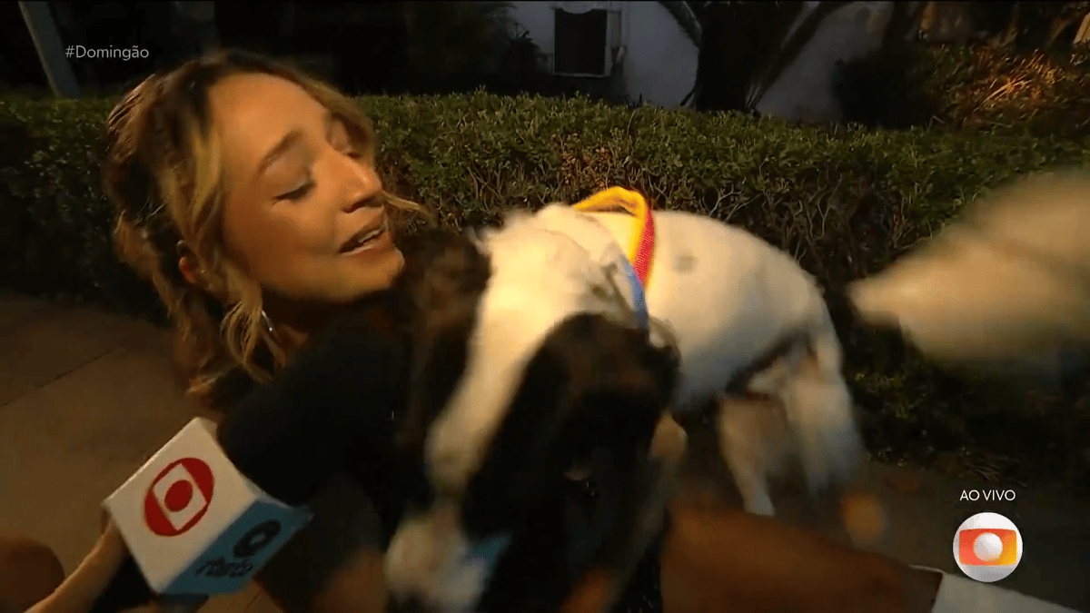 Samira emociona público em reencontro surpresa com seu cachorro Lindolfo após o BBB 26