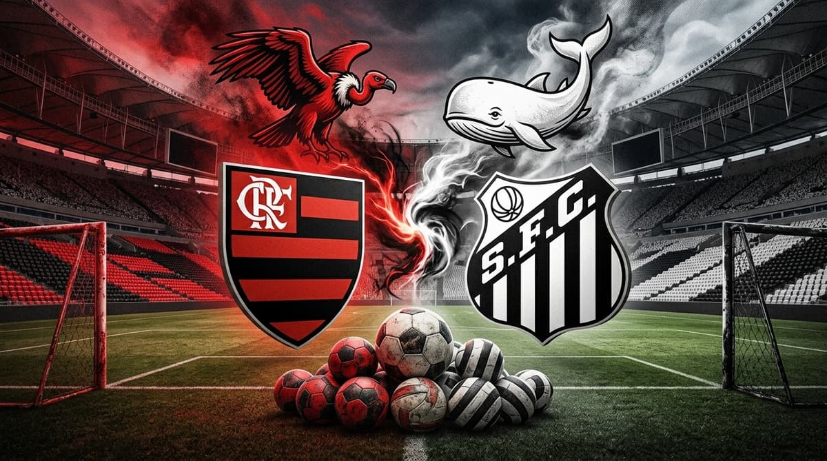 Flamengo x Santos ao vivo hoje pelo Brasileirão; Acompanhe