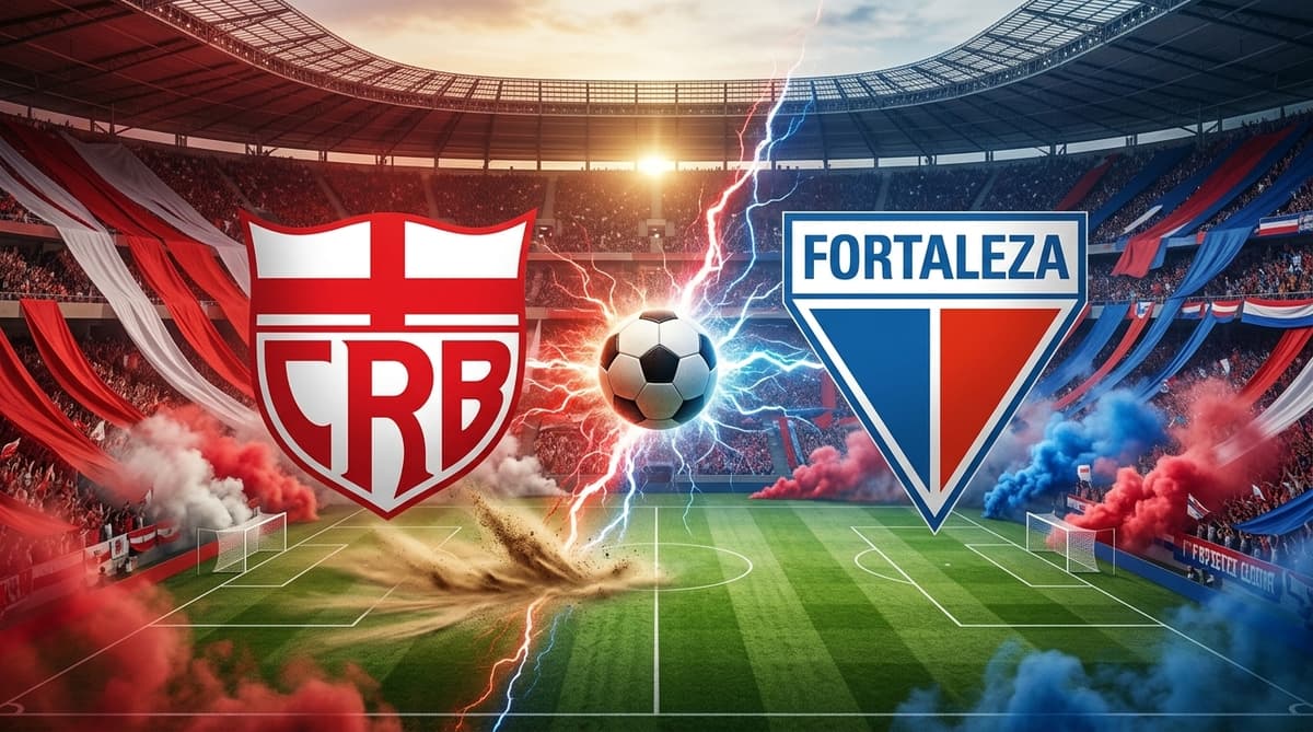 CRB x Fortaleza se enfrentam ao vivo em jogo decisivo pela Copa do Brasil