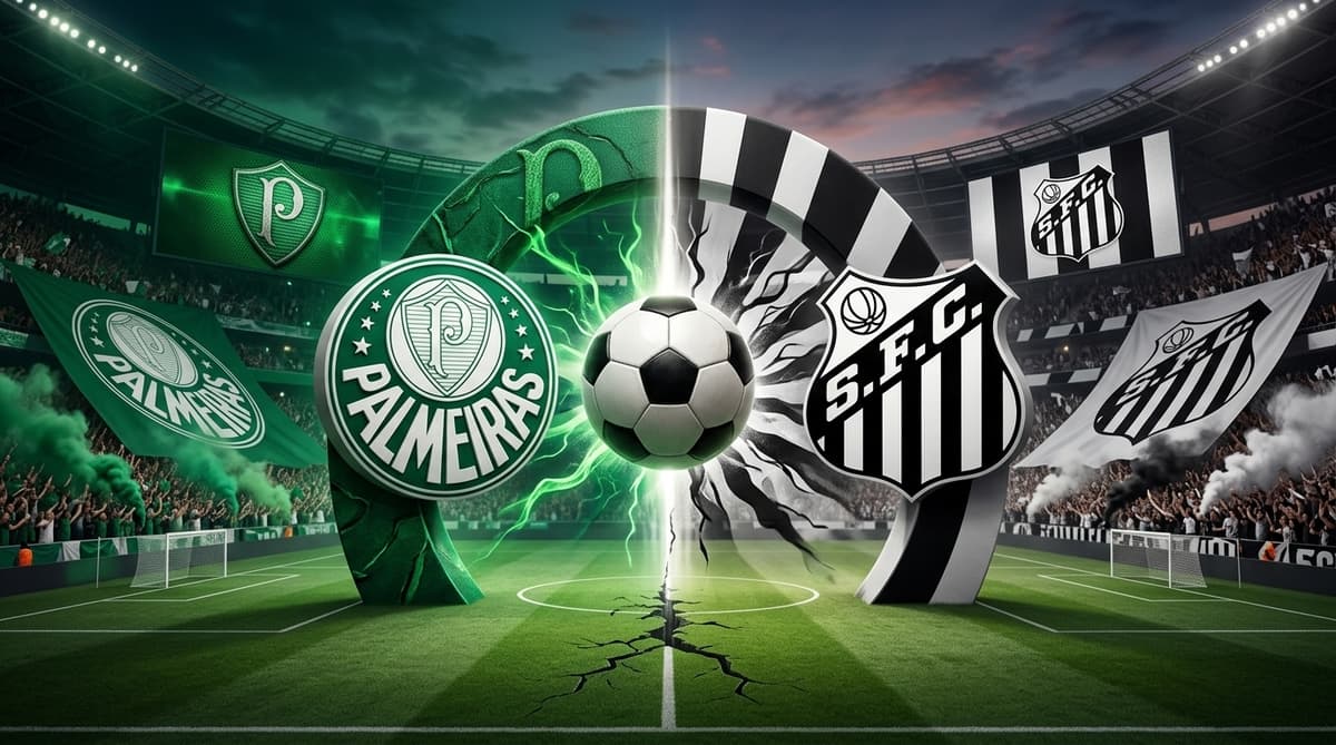 Palmeiras x Santos Acompanhe ao vivo o clássico paulista