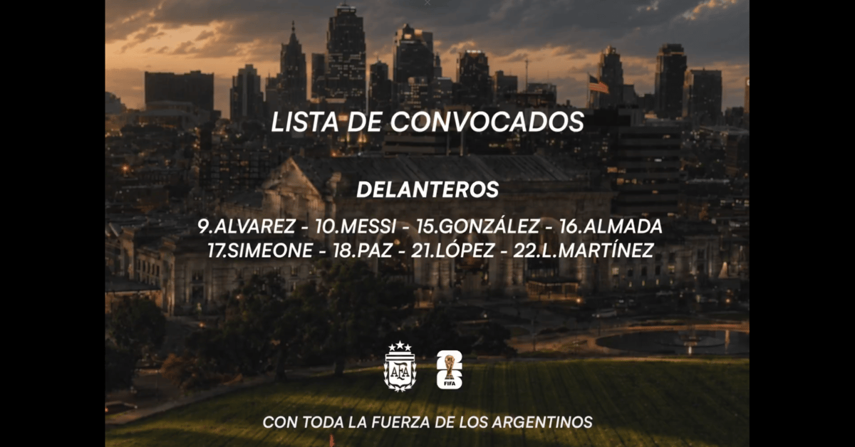 Argentina anuncia convocados para a Copa do Mundo de 2026 com Flaco López