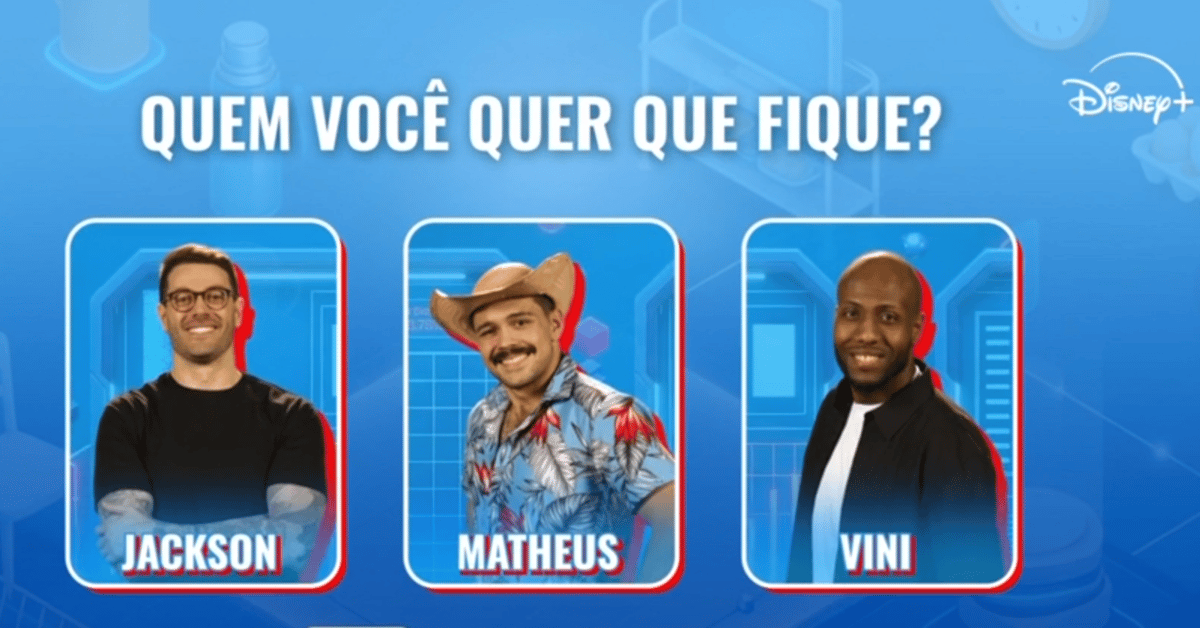 Casa do Patrão: Jackson, Matheus e Vini disputam a permanência no reality