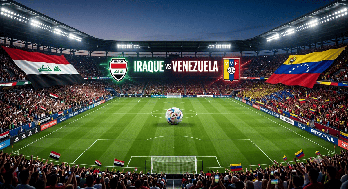 Iraque x Venezuela ao vivo hoje! Onde assistir, gols, melhores momentos, horário e escalações