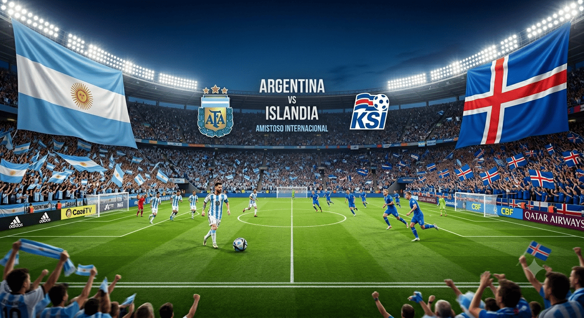 Teste Final: Argentina x Islândia nos EUA antes da Copa do Mundo