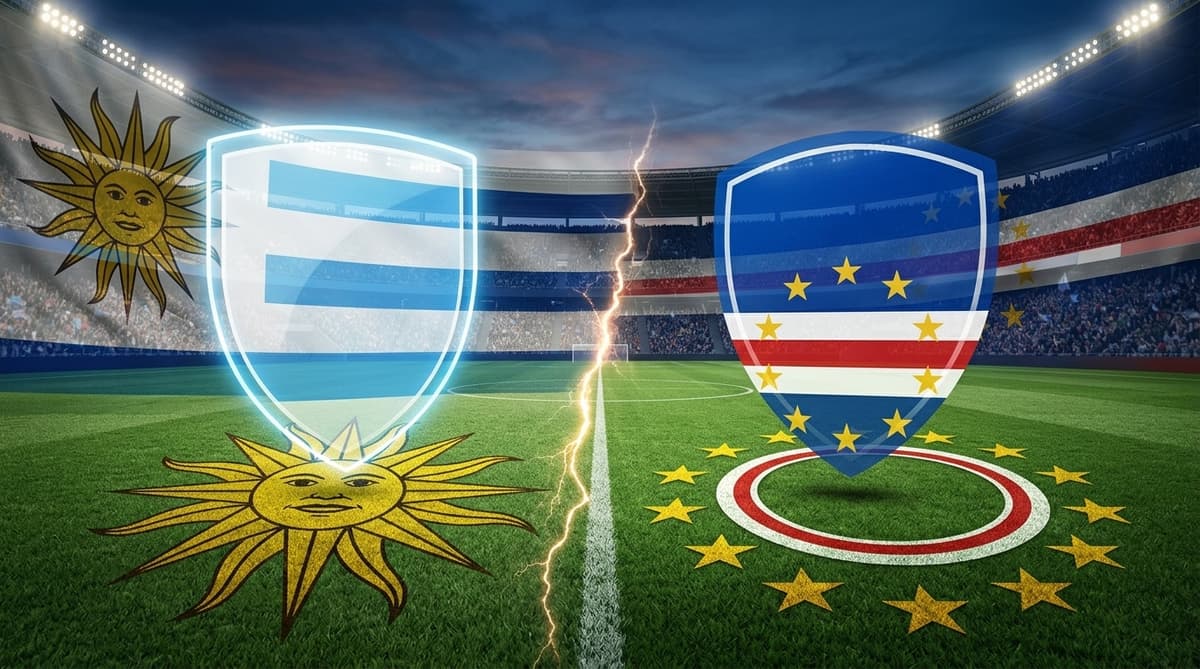 Uruguai x Cabo Verde  ao vivo hoje! Onde assistir, gols, melhores momentos, horário e escalações
